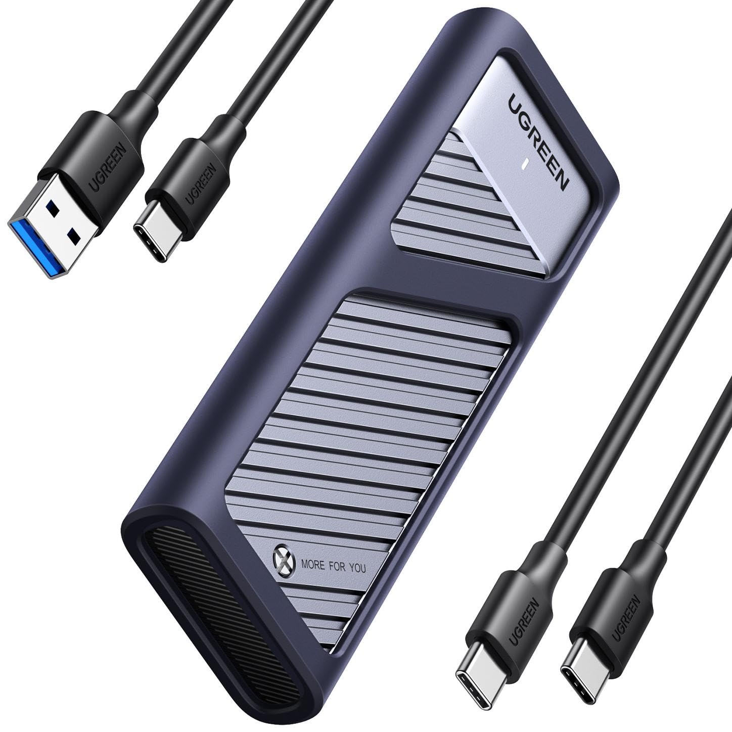 ひっとん UGREEN Dual-Compatible M.2 SSD Enclosure with 10Gbps Transfer
